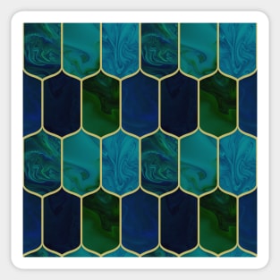 Bottle glass mosaic Sticker